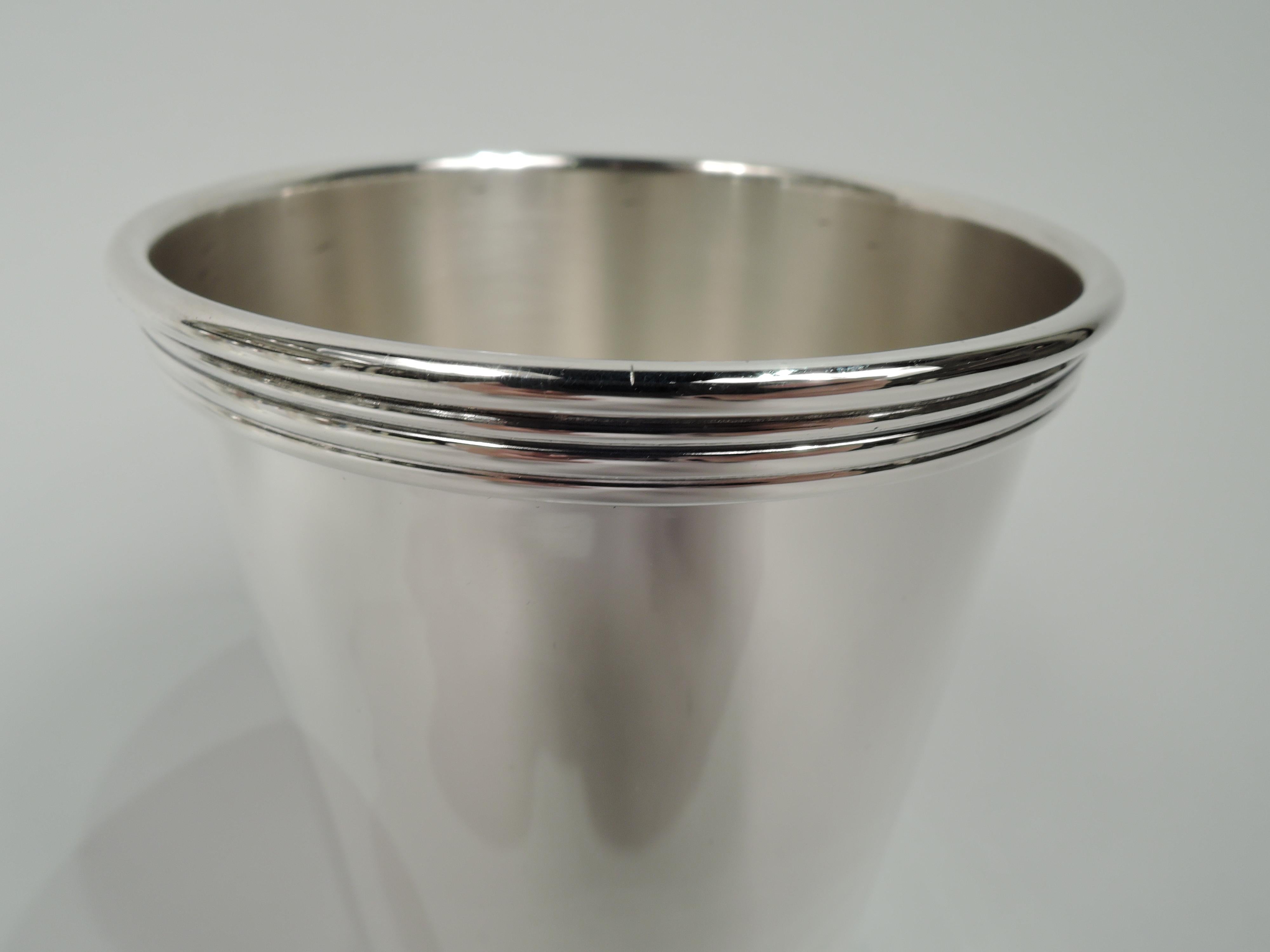 Set of 6 International American Sterling Silver Mint Juleps In Good Condition In New York, NY