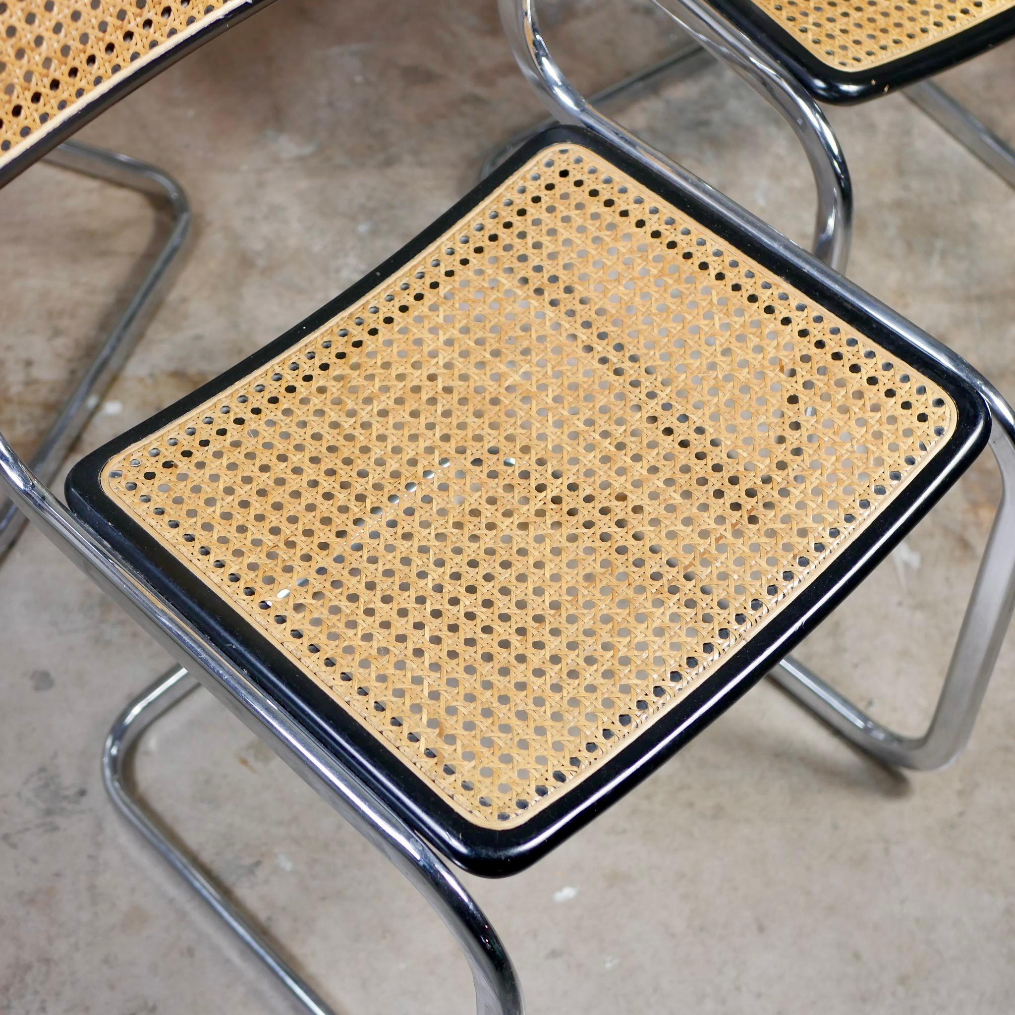 Set of 6 Italian cane chairs by Arrben, 1970s 4