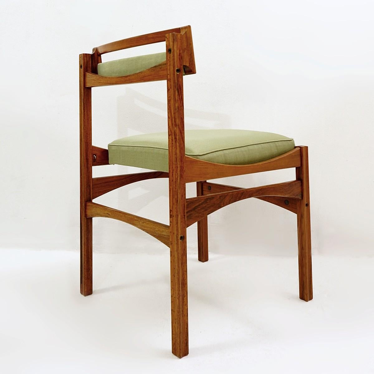 Set of 6 Italian Chairs, Mid-Century Modern  6