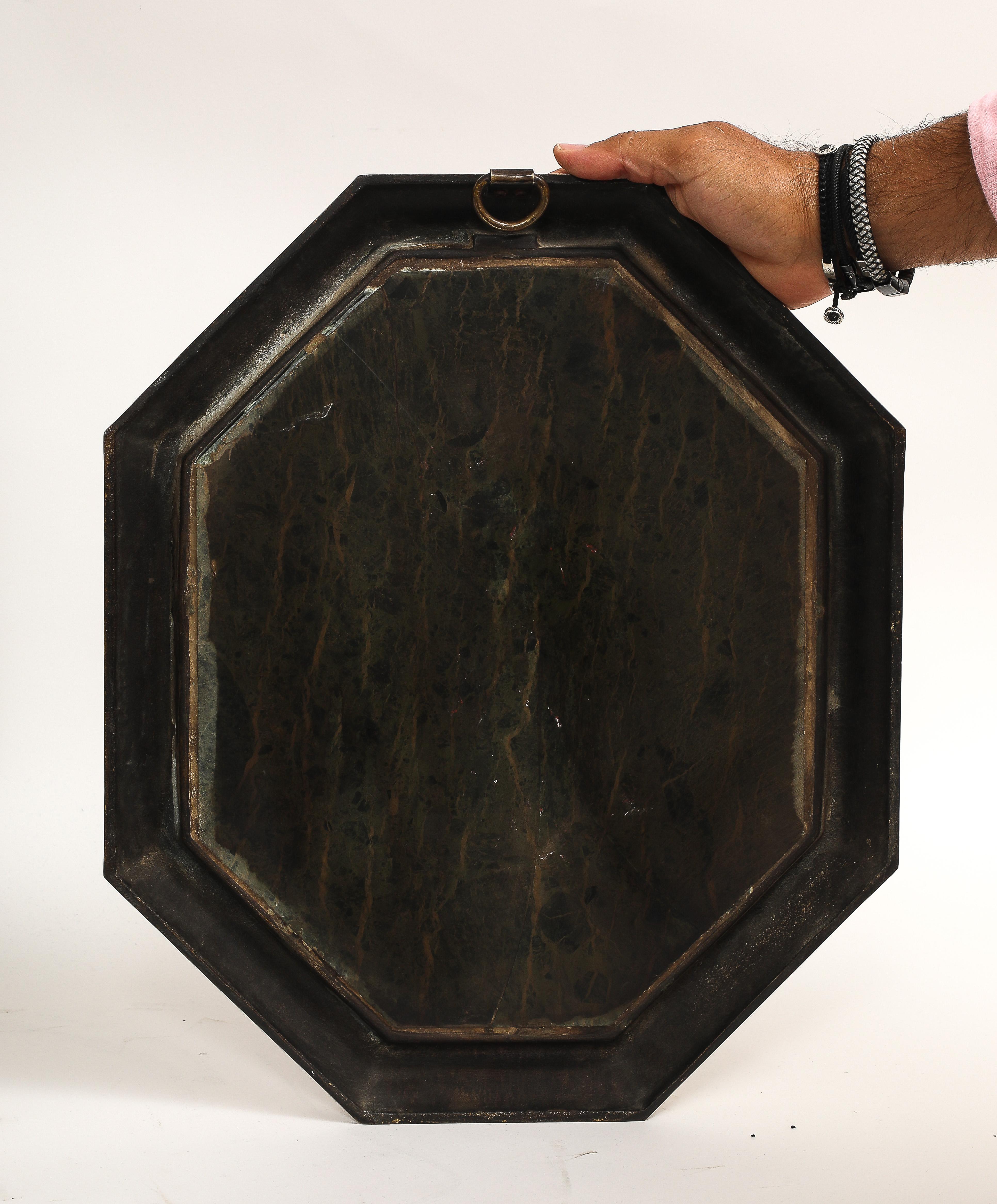 Ensemble de 6 plaques de César du Grand Tour d'Italie avec camée en porphyre dans des cadres en bronze en vente 13