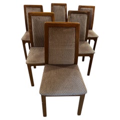 Juego de 6 Sillas de Comedor Modernas Italianas de Mitad de Siglo