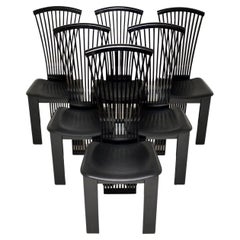Set of 6 Italian Vintage Dining Chairs by Pietro Costantini