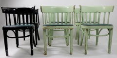 Set of 6 J J Kohn Mundus Cafe Dining Chairs