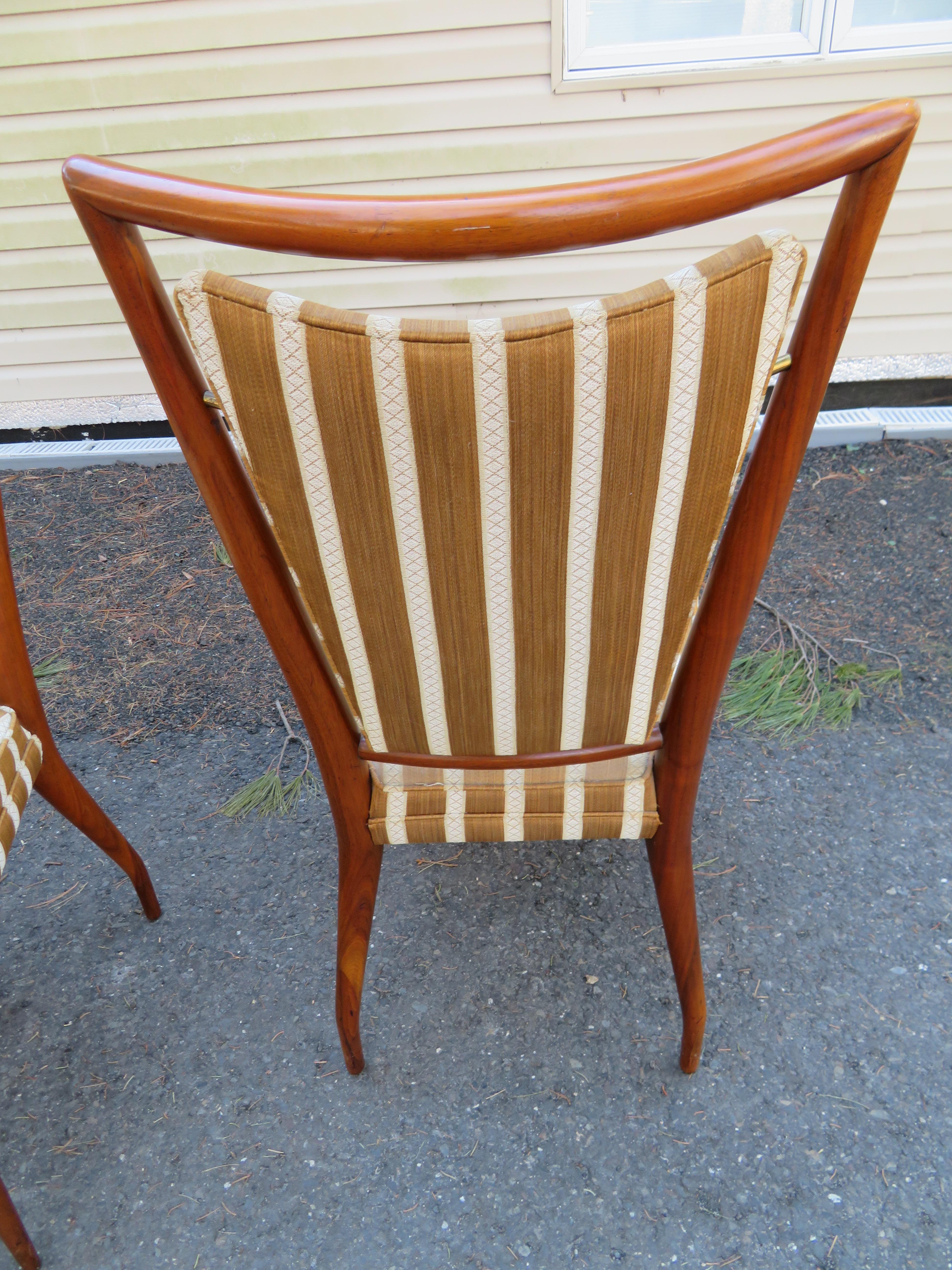 Set of 6 J. Stuart Clingman Dining Chairs for Widdicomb Mid-Century Modern For Sale 1