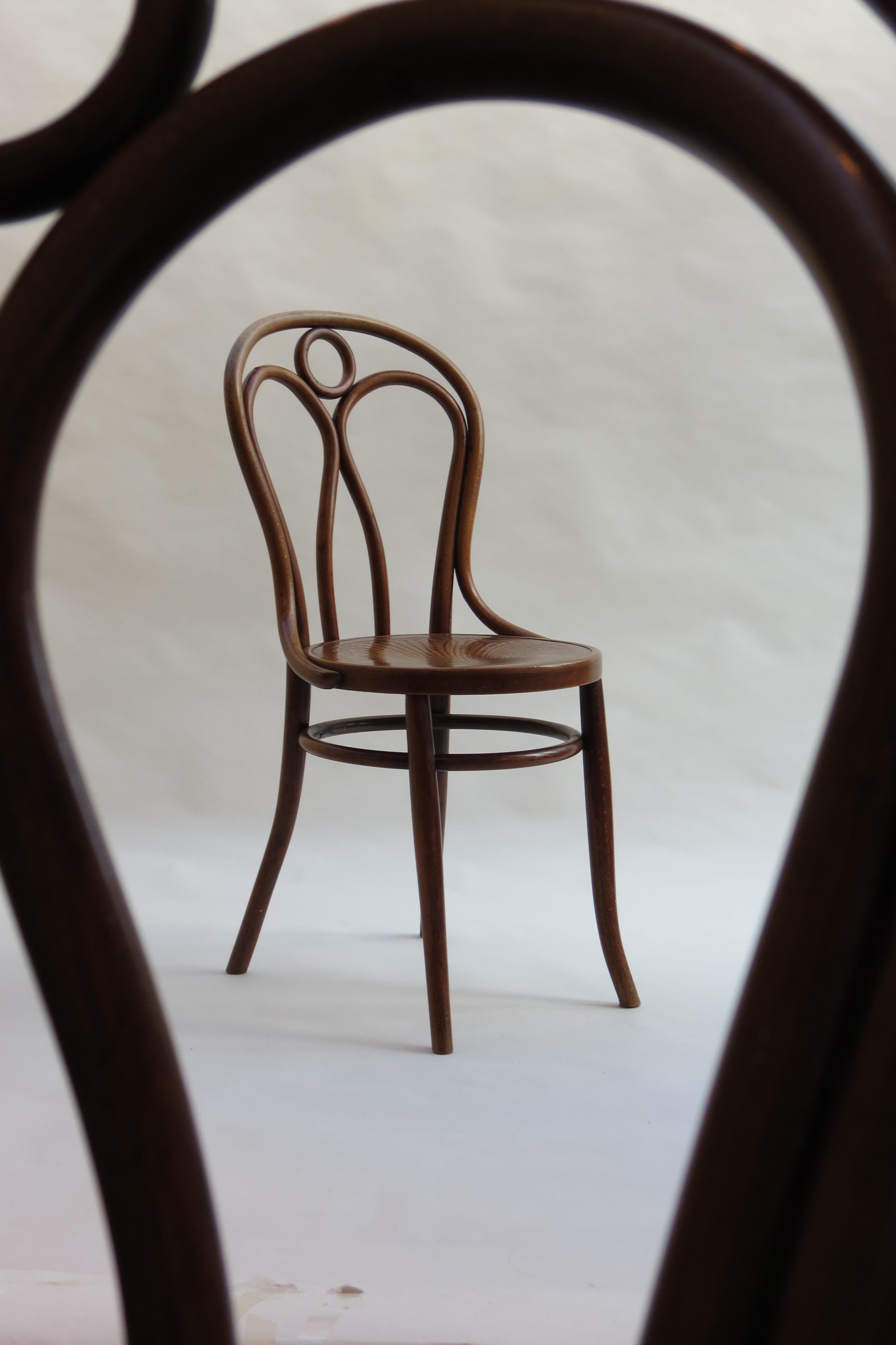 Set of 6 Jacob and Joseph Kohn, Austrian Dining Chairs No 36 4