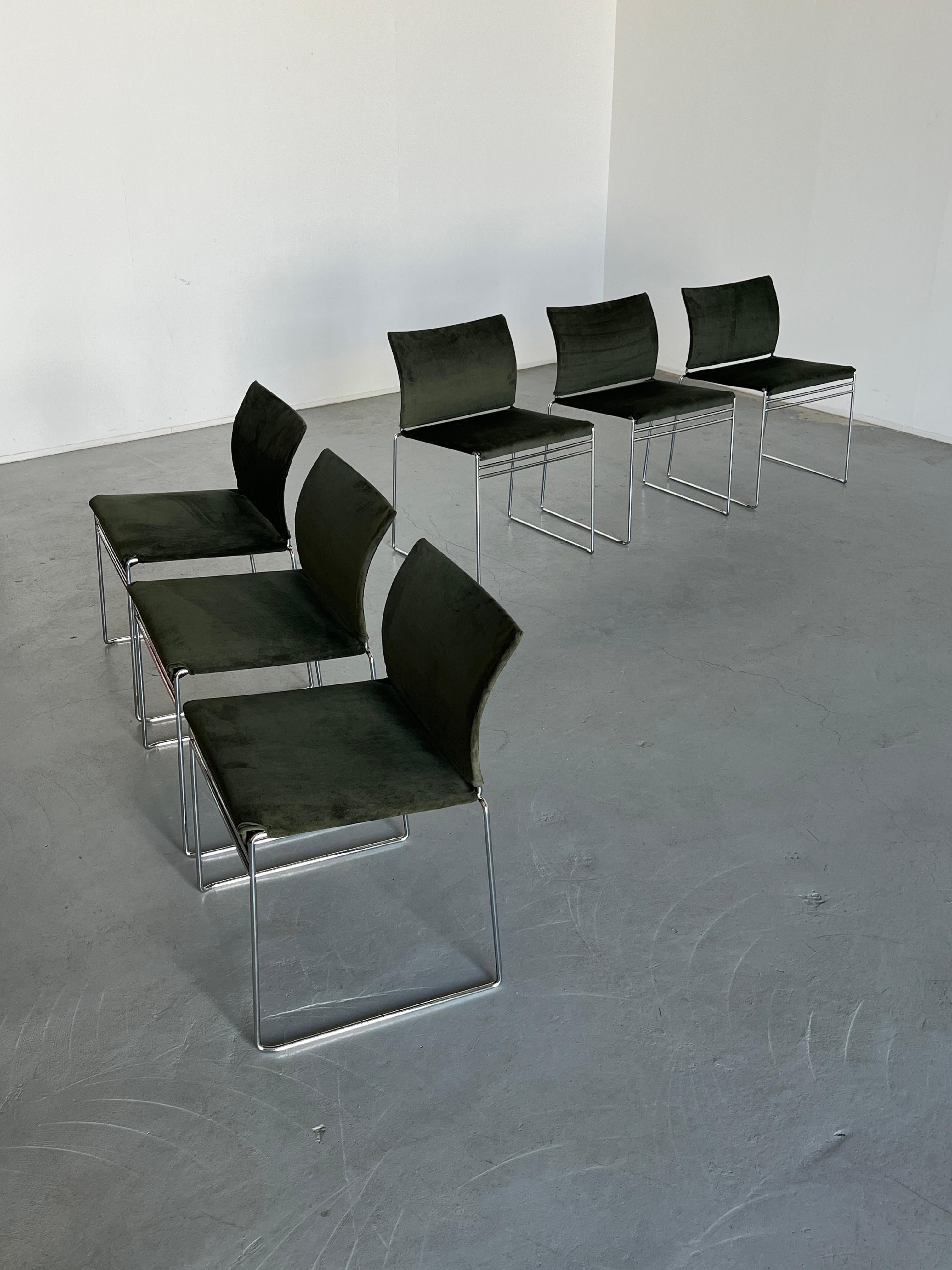 Set of 6 Jano Chairs by Kazuhide Takahama for Simon Gavina, 1970s In Good Condition In Zagreb, HR