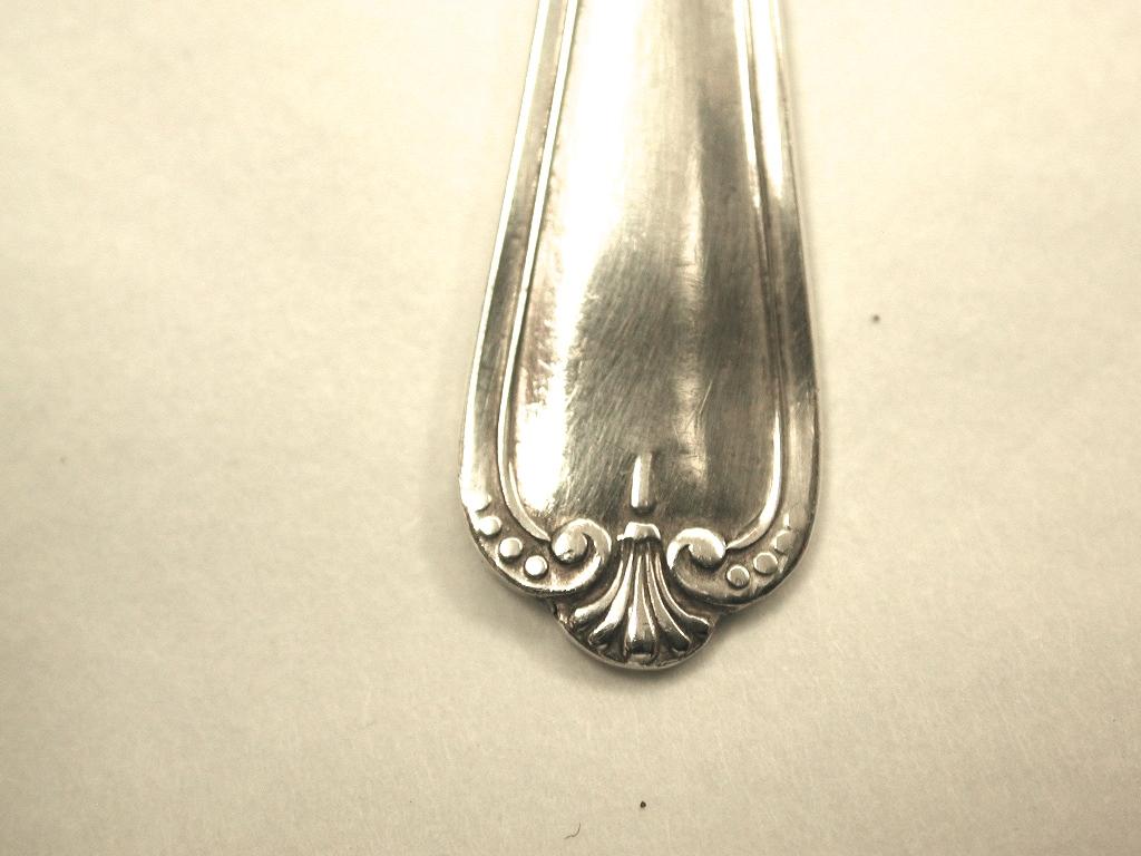 Set of 6 Jesmond Pattern Silver Cake Forks in Box, Dated 1924, Sheffield Assay In Good Condition In London, GB