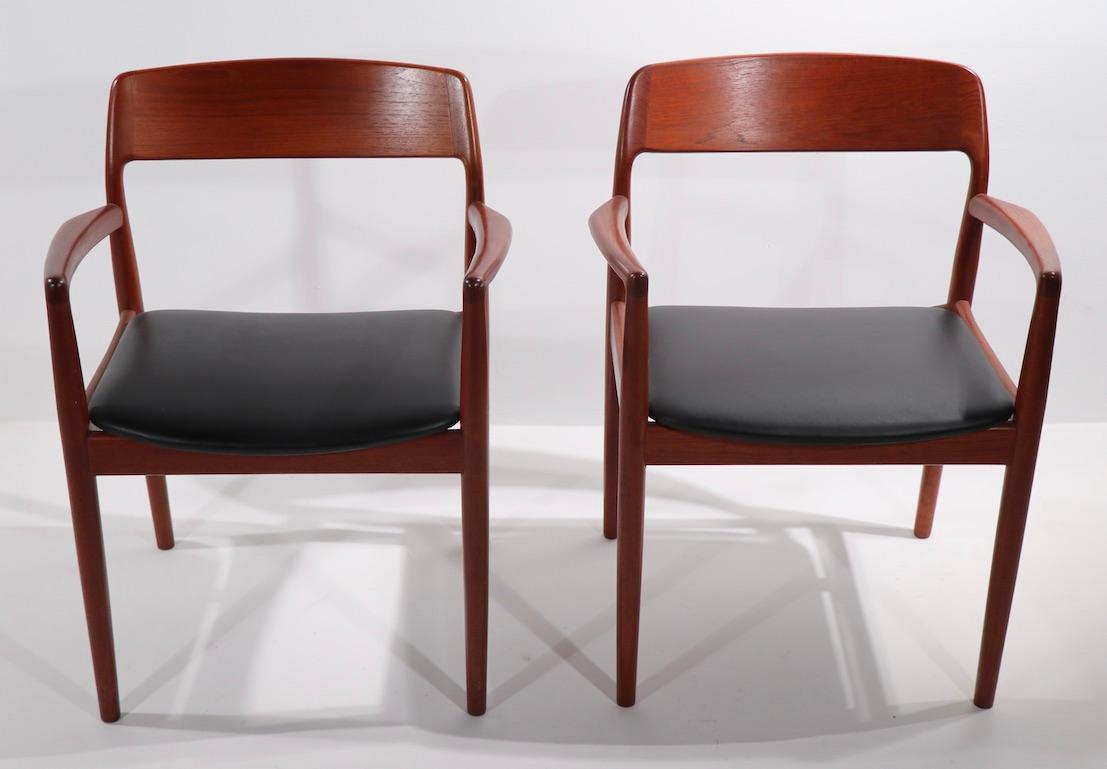 Set of 6 JL Moller Danish Modern Dining Chairs 5