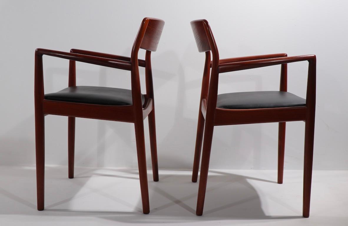 Set of 6 JL Moller Danish Modern Dining Chairs 6
