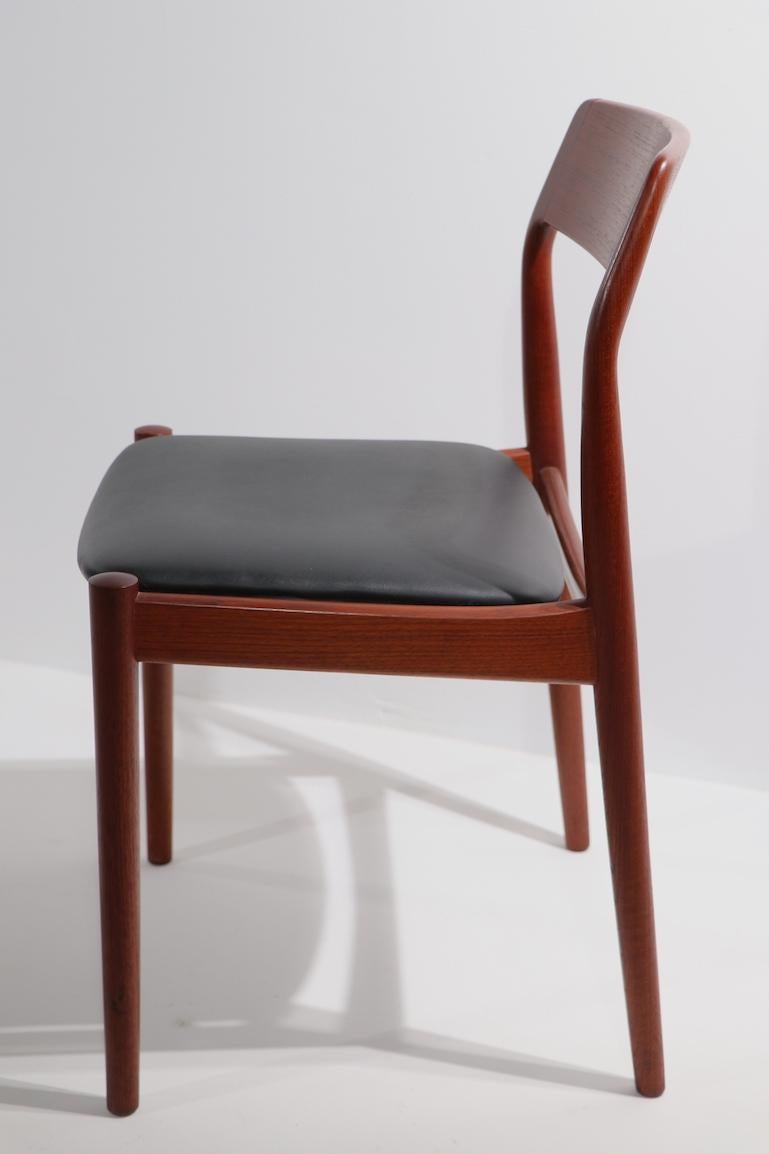 20th Century Set of 6 JL Moller Danish Modern Dining Chairs