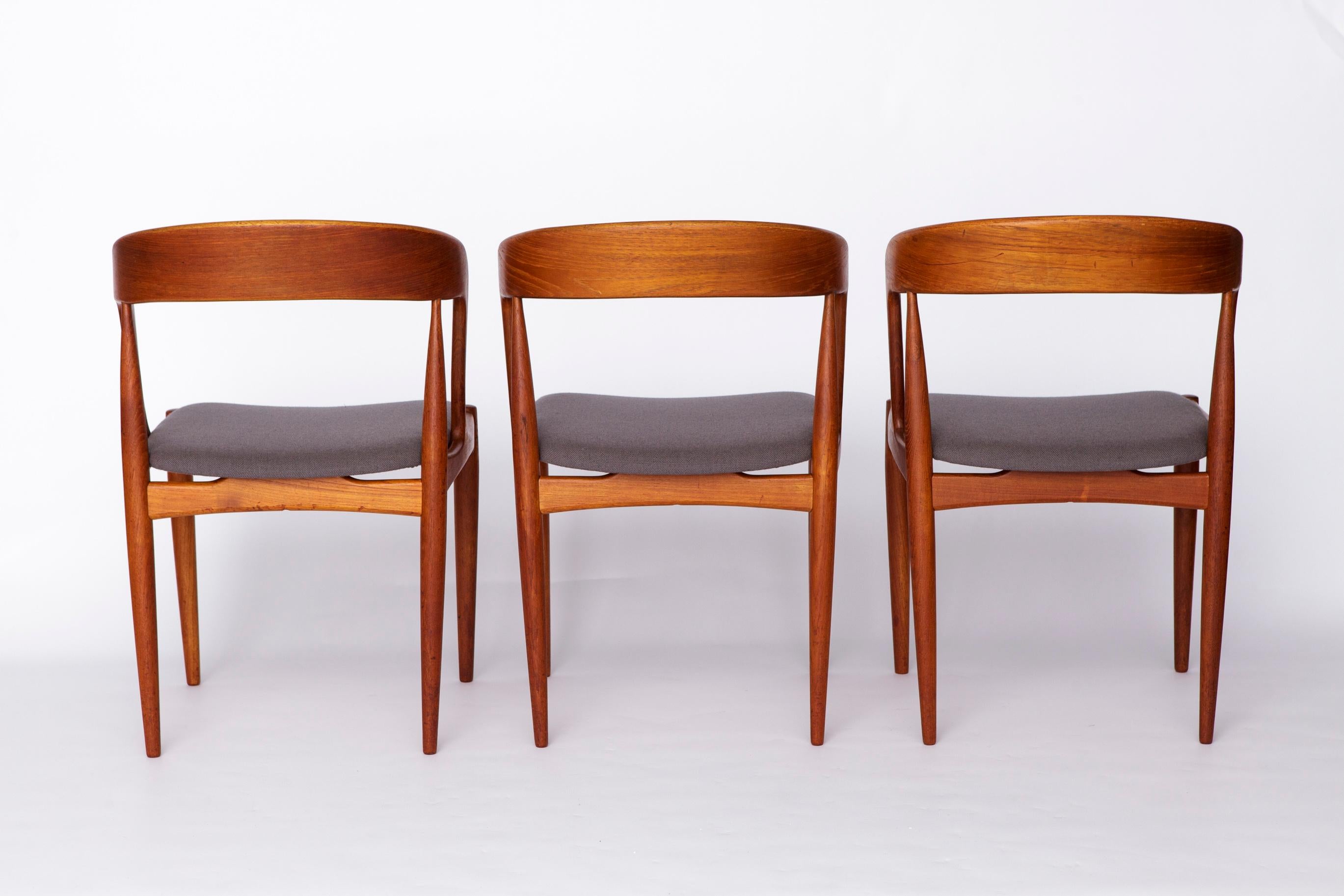 Set of 6 Johannes Andersen Chairs – Model 16, Teak Dining Chairs, Uldum Møbelfab Excellent état - En vente à Hannover, DE