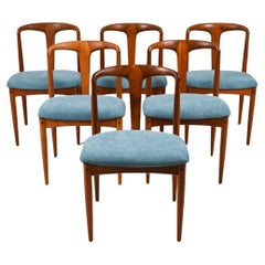 Set of '6' Johannes Andersen for Uldum Møbelfabrik Teak "Juliane" Dining Chairs