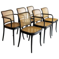 Set of 6 Josef Hoffman for Stendig Dining Chairs
