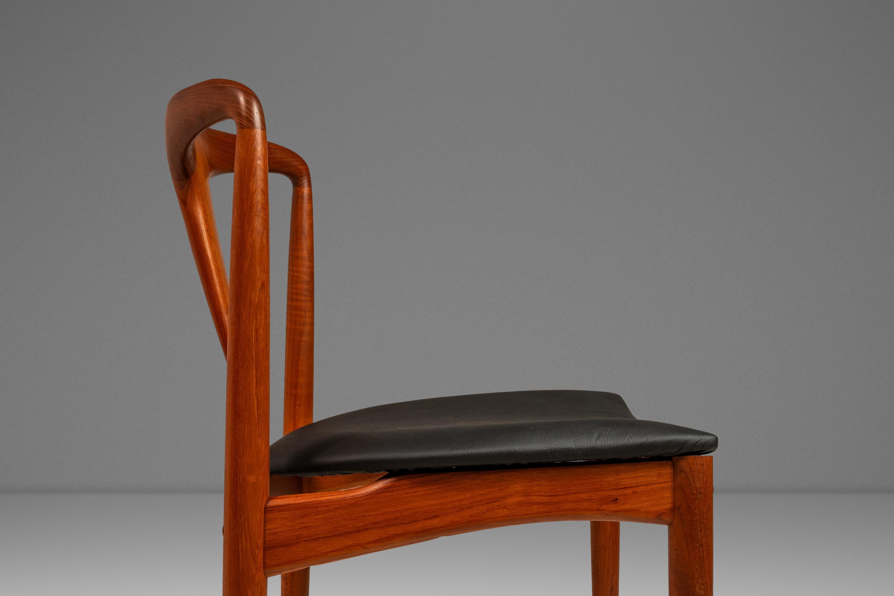 Ensemble de 6 pièces  Chaises 'Juliane', Johannes Andersen, Uldum Møbelfabrik, Danemark, années 1960 en vente 3