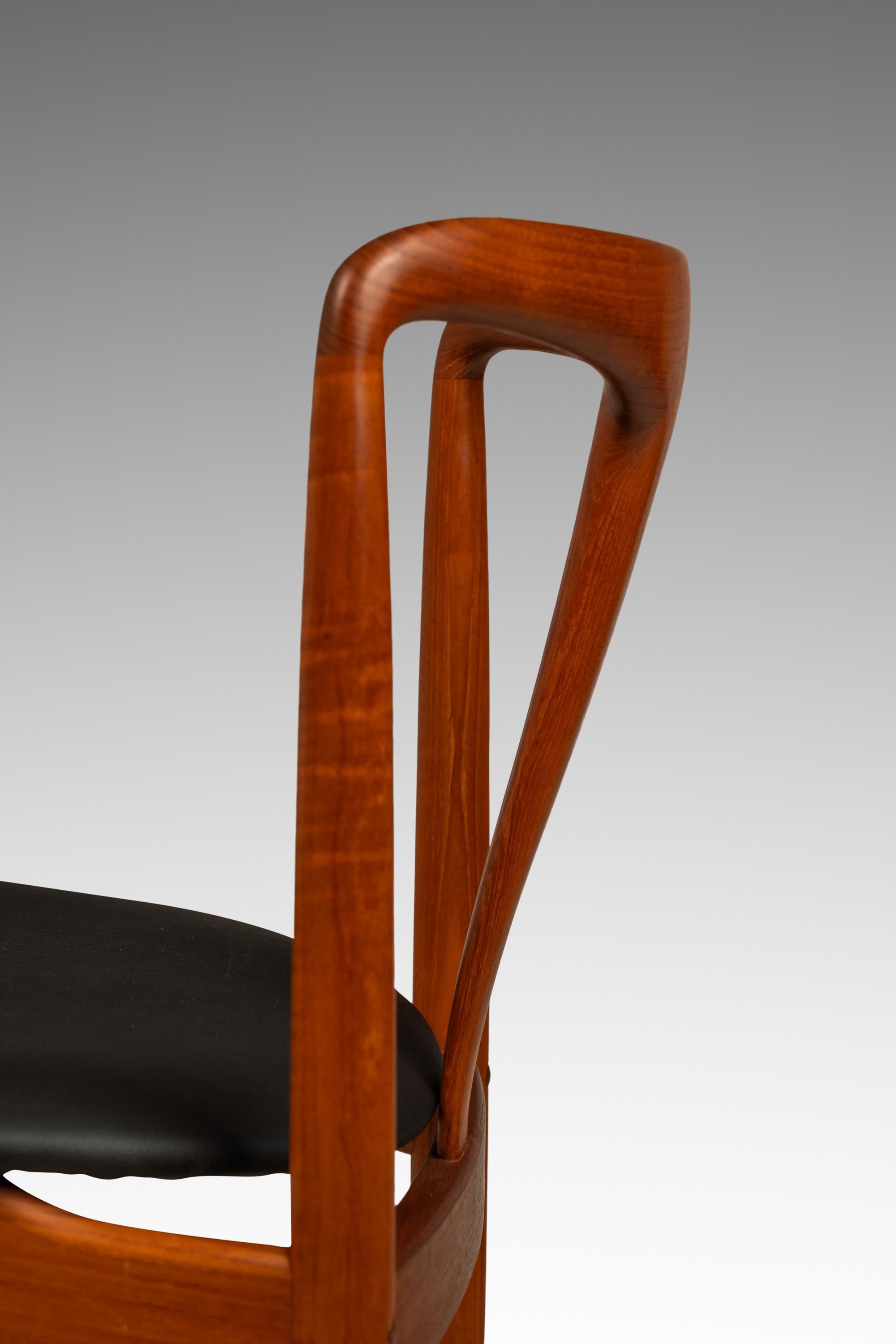 Ensemble de 6 pièces  Chaises 'Juliane', Johannes Andersen, Uldum Møbelfabrik, Danemark, années 1960 en vente 9