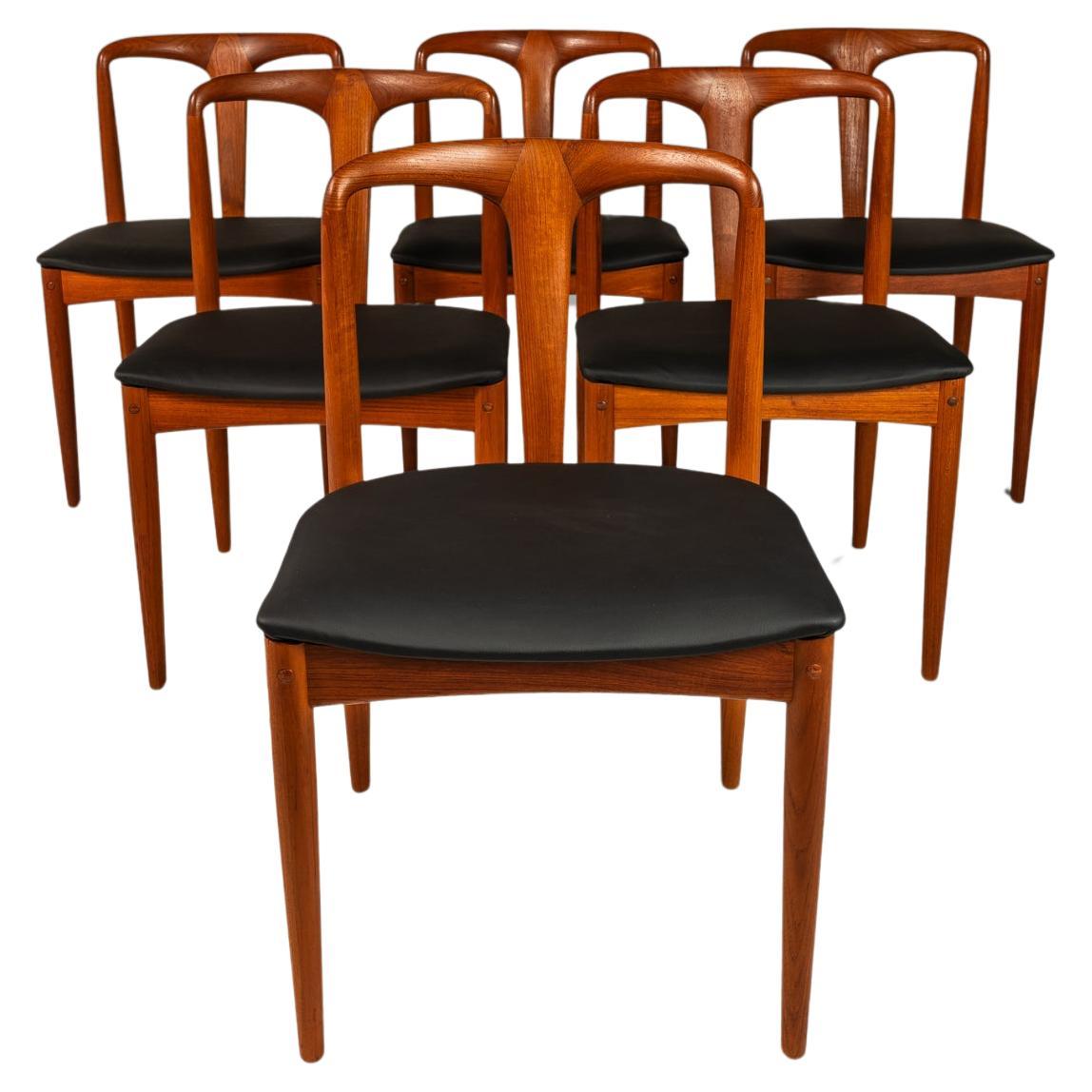Set of 6  'Juliane' Chairs, Johannes Andersen, Uldum Møbelfabrik, Denmark, 1960s