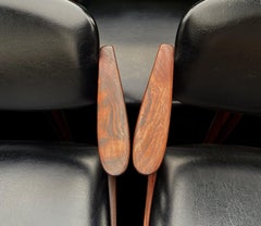Set of 6 Kai Kristiansen Chairs Model 42 in Santos Rosewood for Schou Andersen
