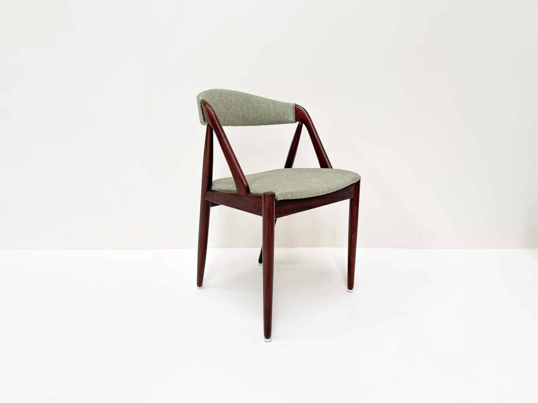 Danish Set of 6 Kai Kristiansen Model 31 Teak Dining Chairs, Denmark For Sale