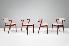 Set of 6 Kai Kristiansen Model 42 Dining Chairs, Rosewood