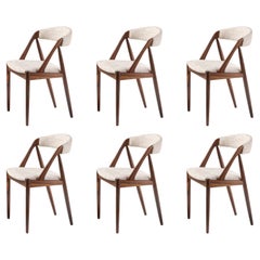 Set of 6 Kai Kristiansen Rosewood Model 31 Dining Chairs 1960s