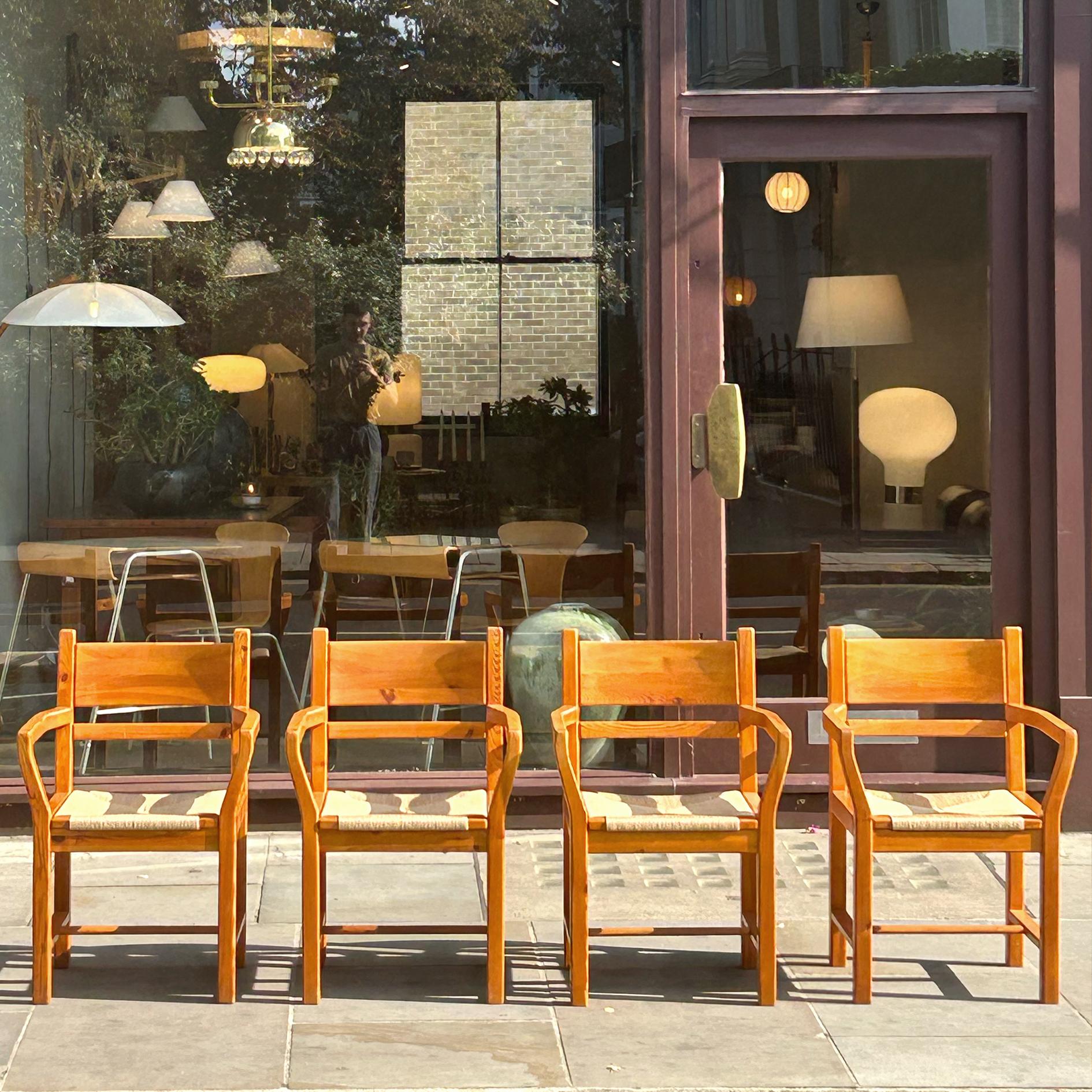 Set of 6 Kamin Chairs/ Tage Poulsen, Denmark, 1970s In Good Condition For Sale In London, GB