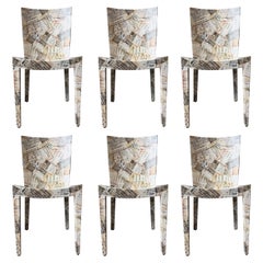 Set di 6 sedie Karl Springer JMF, anni '70