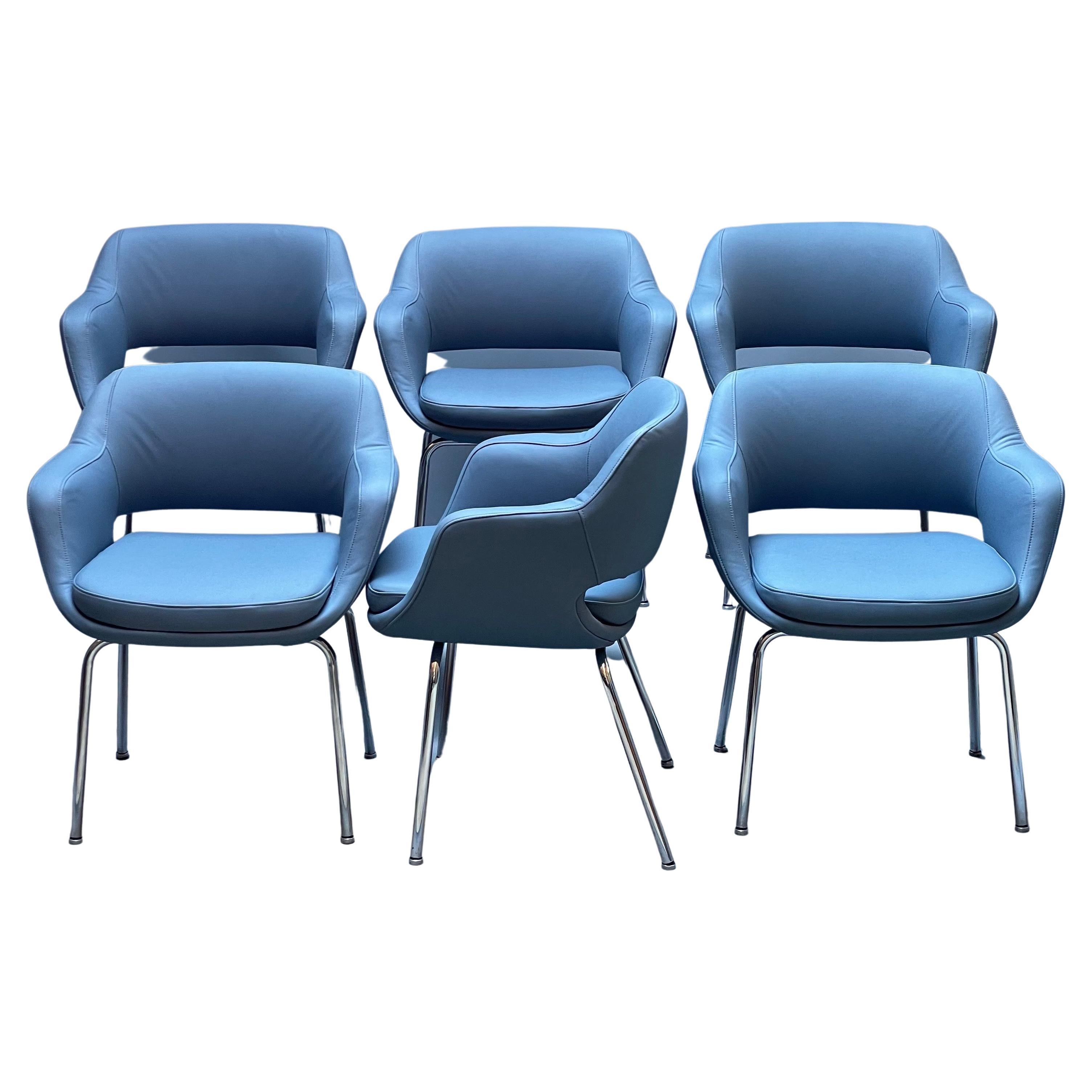 Set of 6 Kilta Armchairs, design by Olli Mannermaa for Cassina