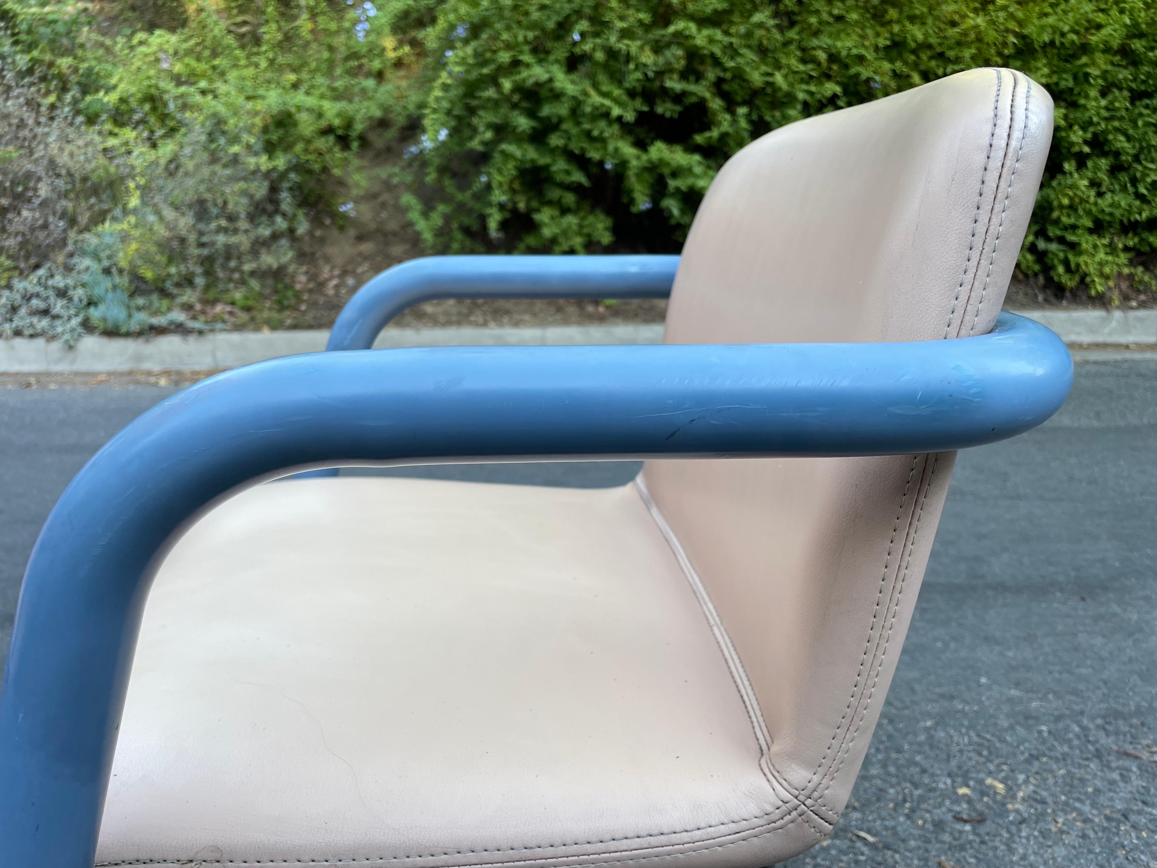 Canadian Set of 6 Kinetics Blue 100/300 Chairs by Salmon & Hamilton