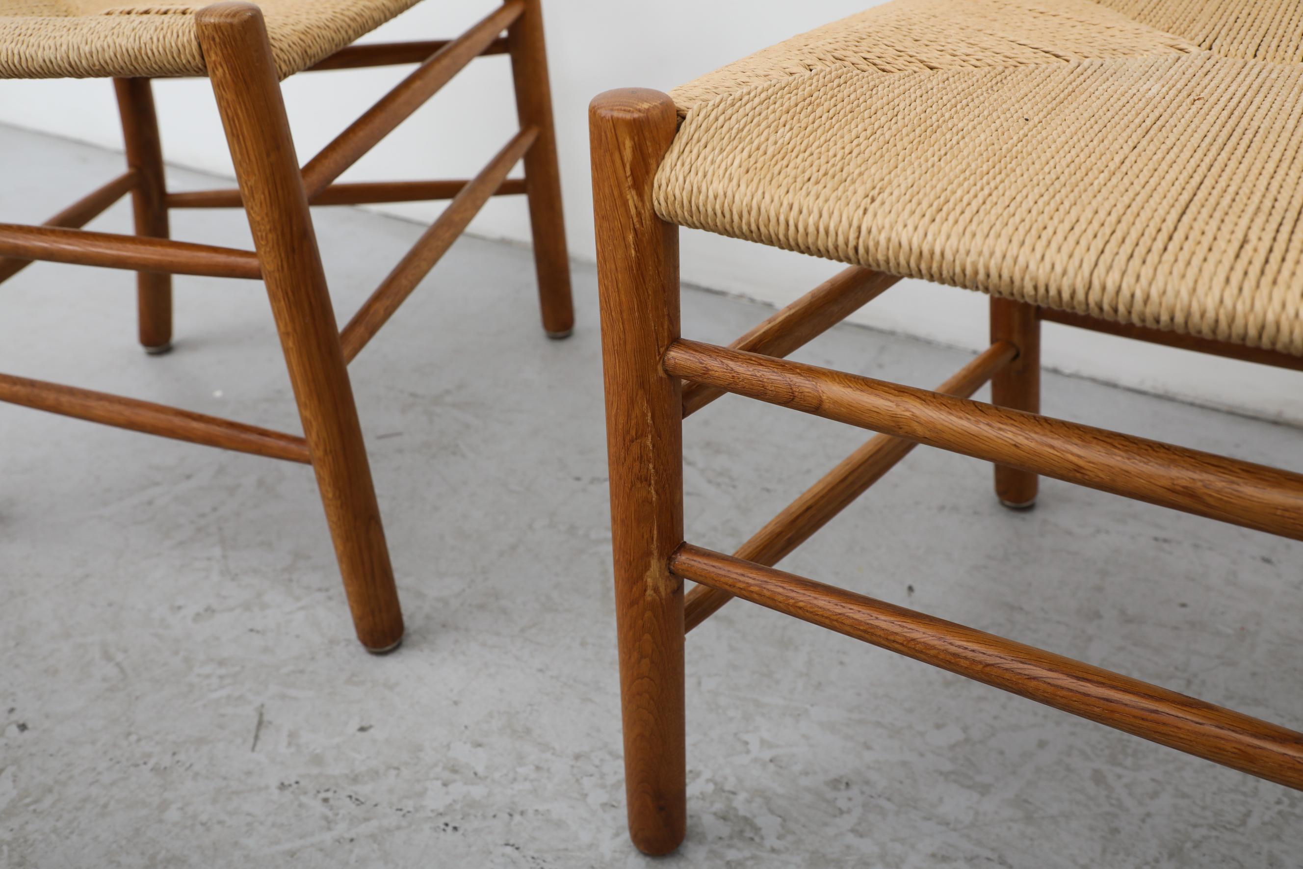 Set of 6 'Kirkestole' Beechwood & Papercord Dining Chairs by Kaare Klint, 1960s 4