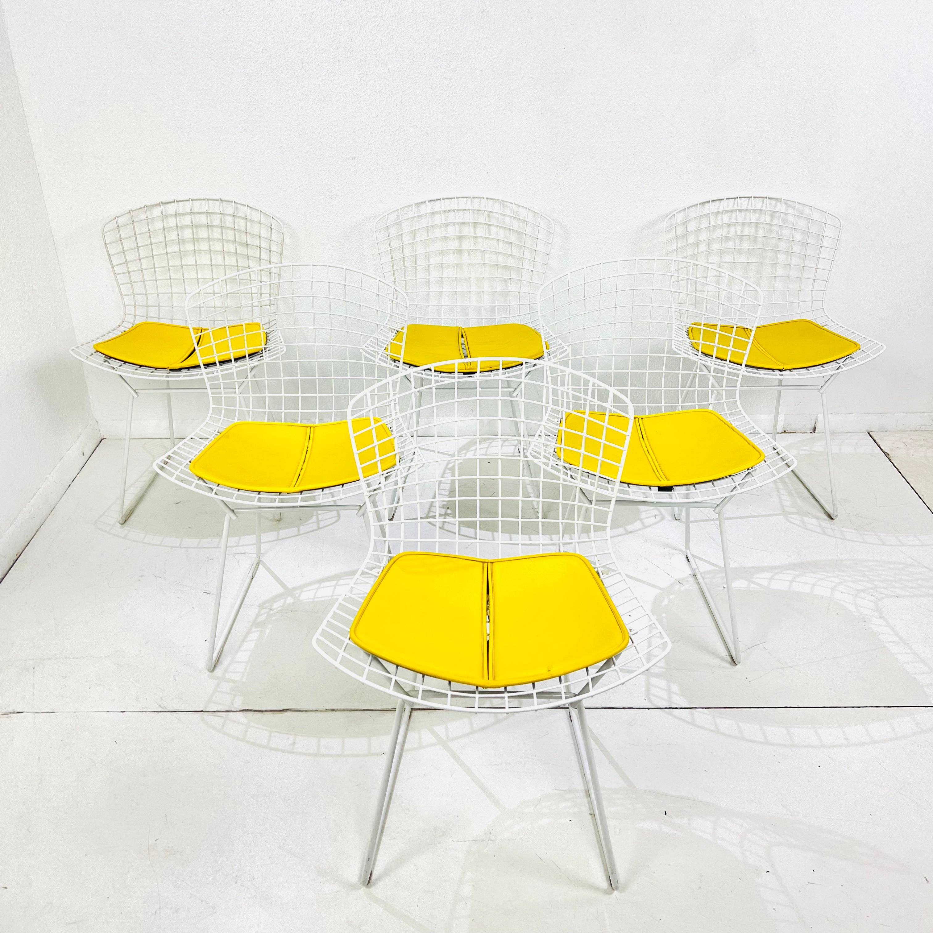 Set di 6 sedie da pranzo Knoll Bertoia in vendita 4