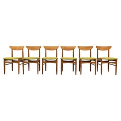 Set of 6 Kurt Østervig Mid-Century Teak Dining Chairs