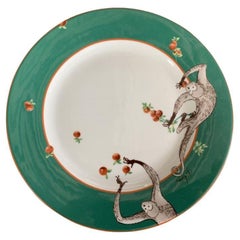 Vintage Set Of 6 Lafarge Limoges For Le Cirque Restaurant Monkey Salad Plates