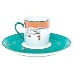 Ensemble de 6 tasses à café avec soucoupes Lafarge Limoges pour Le Cirque