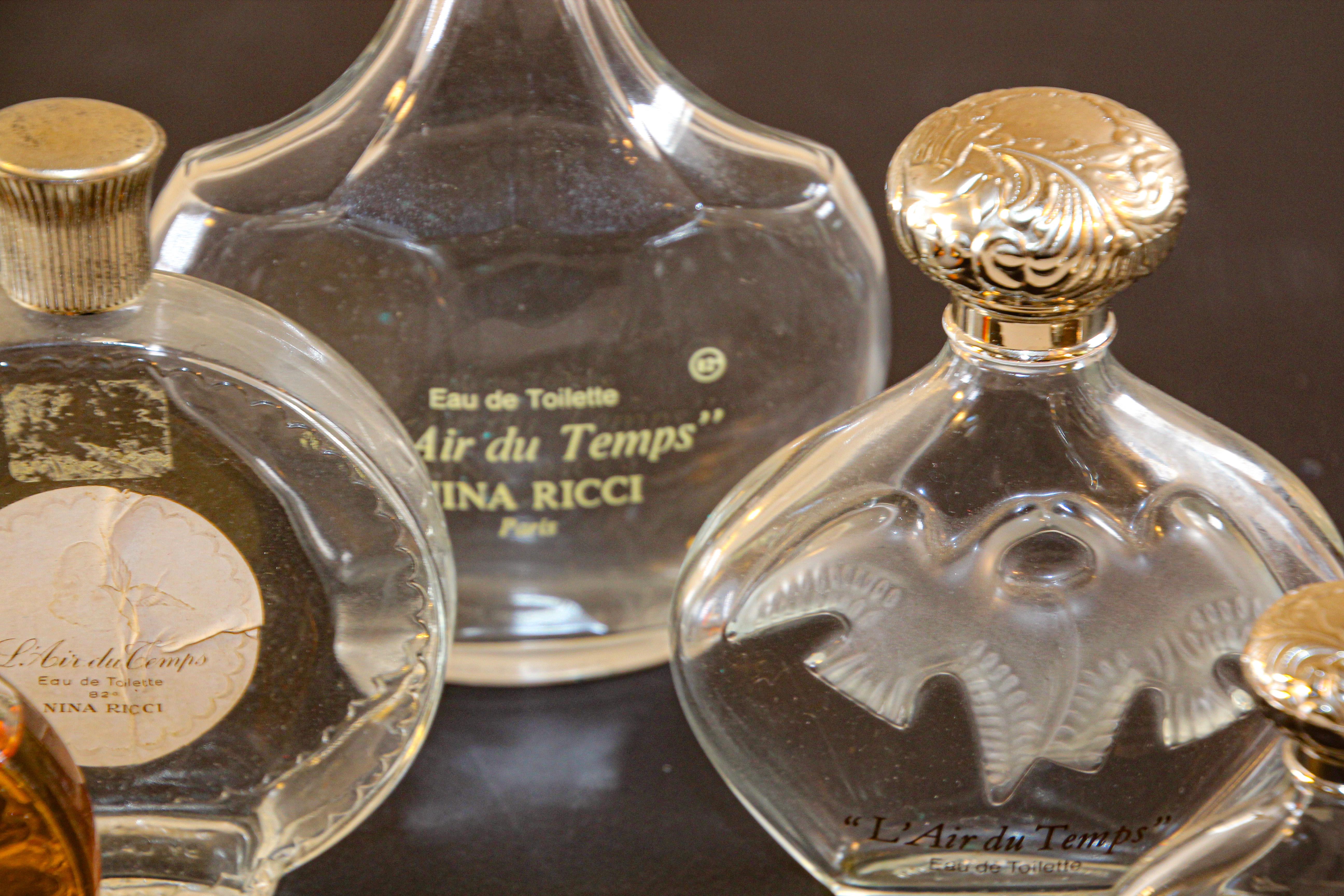 lalique nina ricci perfume bottles