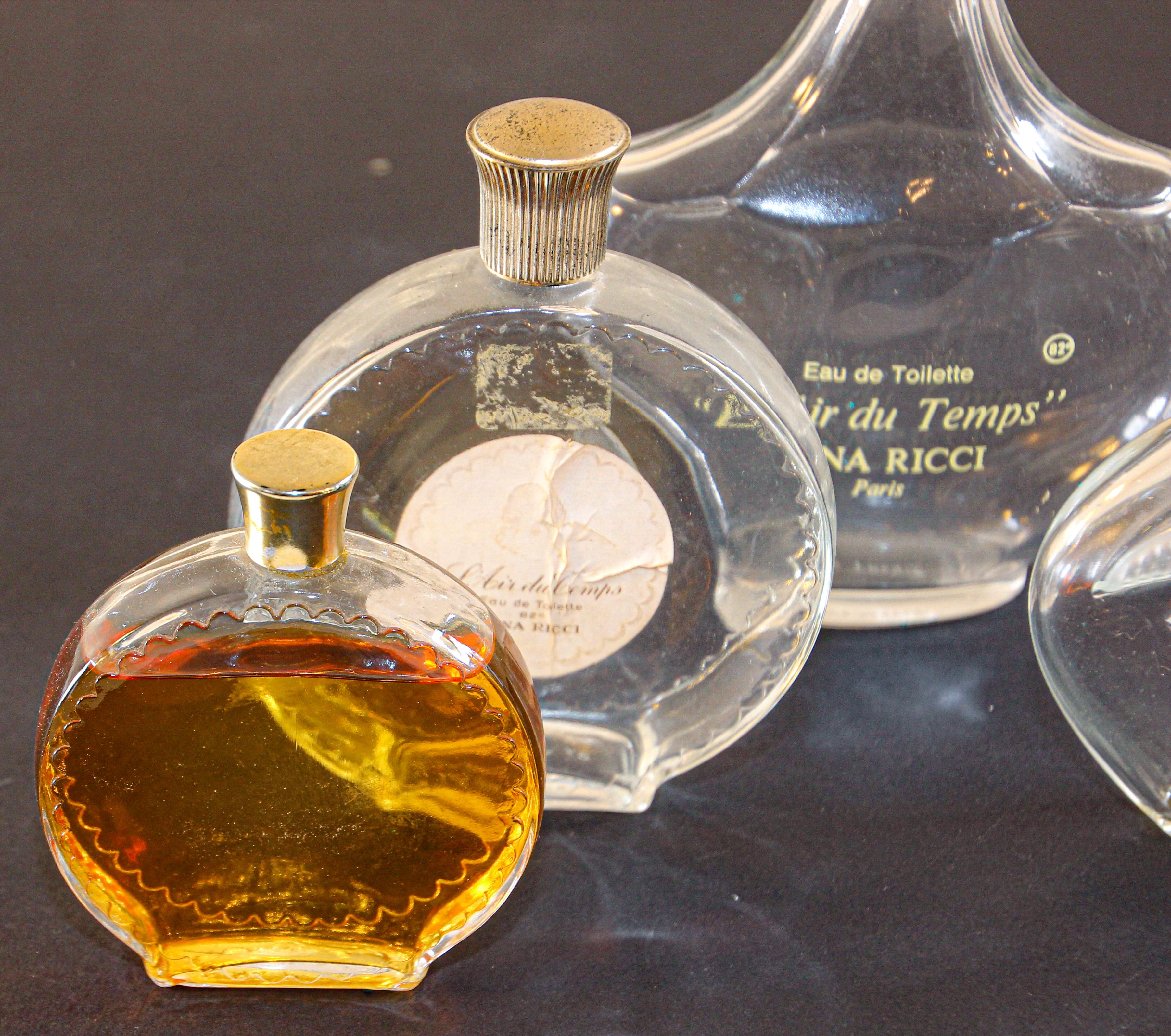 6er-Set Lalique Creation Sammlerstücke Nina Ricci Parfümflaschen (Art déco) im Angebot