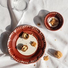 Set of 6 Large Bowl - Vietri Collection "IColorati" - Brown