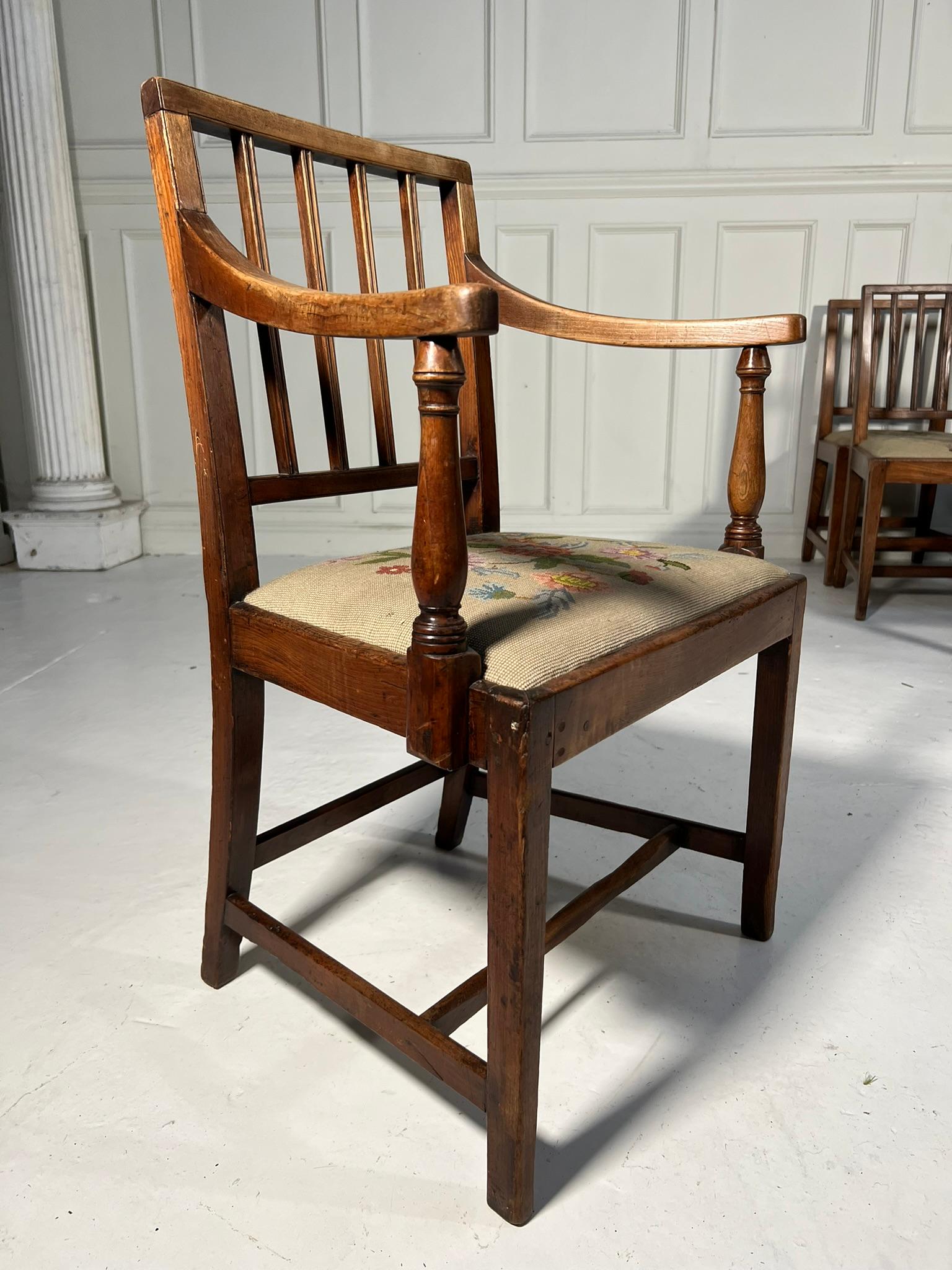 Set of 6 Late 19th Century Scottish Chairs For Sale 6
