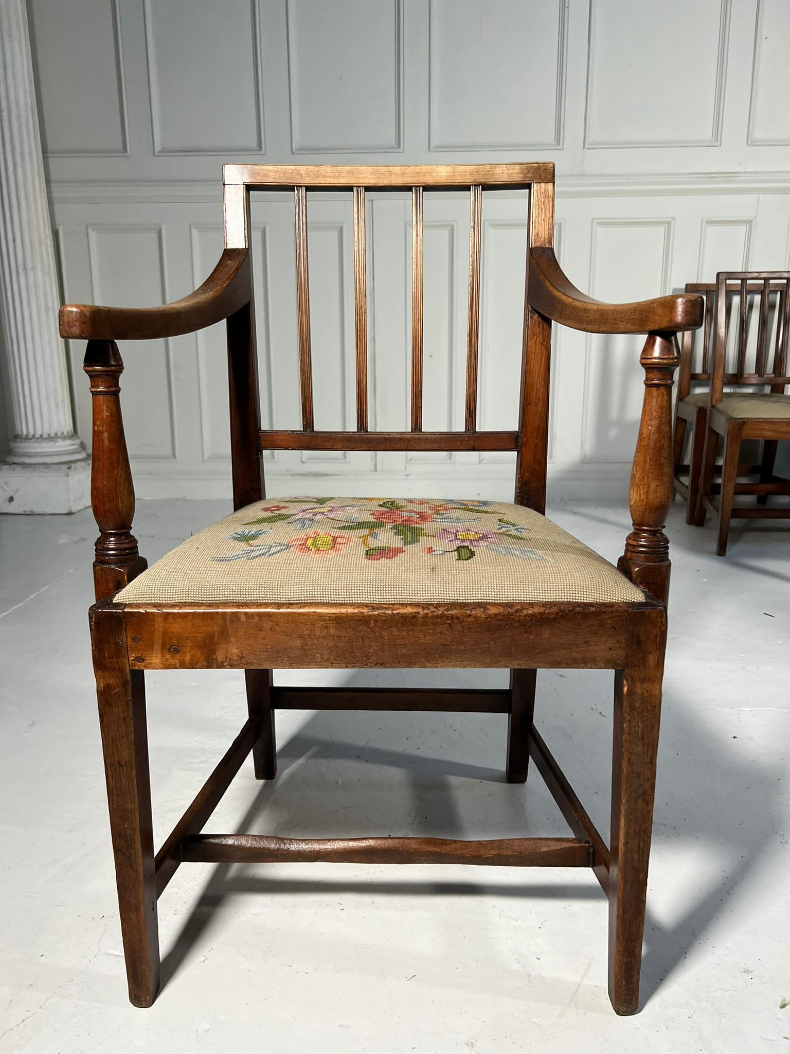 Set of 6 Late 19th Century Scottish Chairs For Sale 8