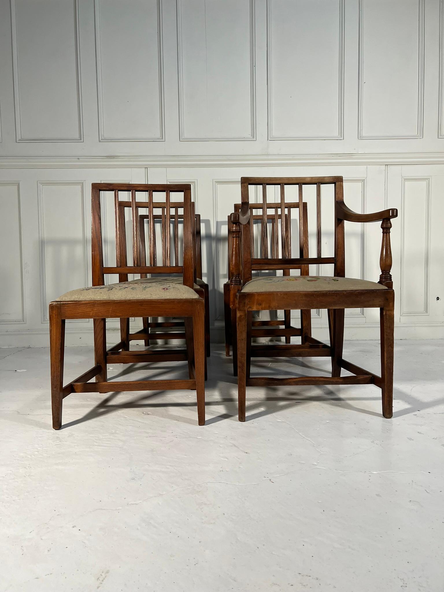 Set of 6 Late 19th Century Scottish Chairs In Good Condition For Sale In Warrington, GB