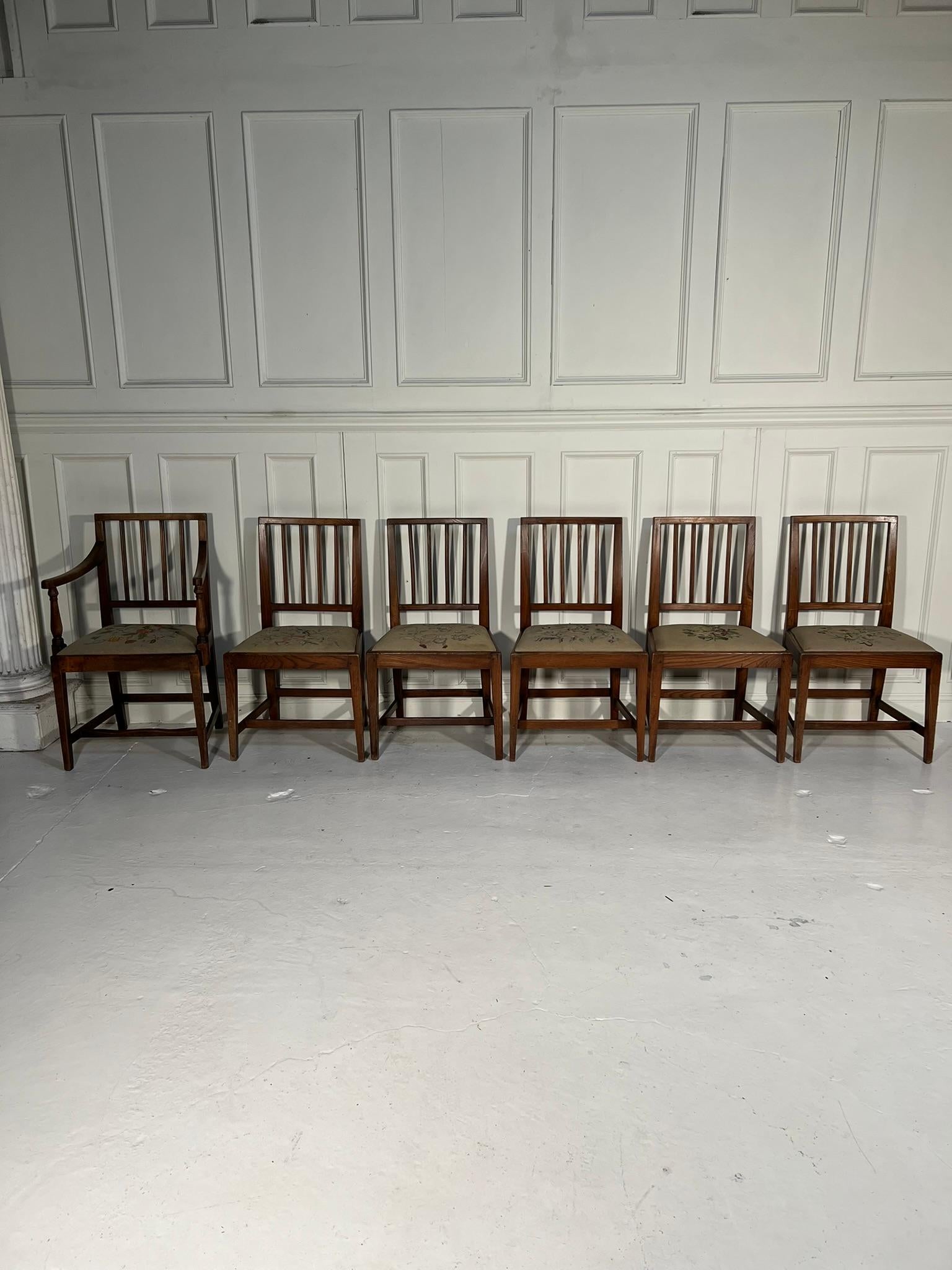 Set of 6 Late 19th Century Scottish Chairs For Sale 1