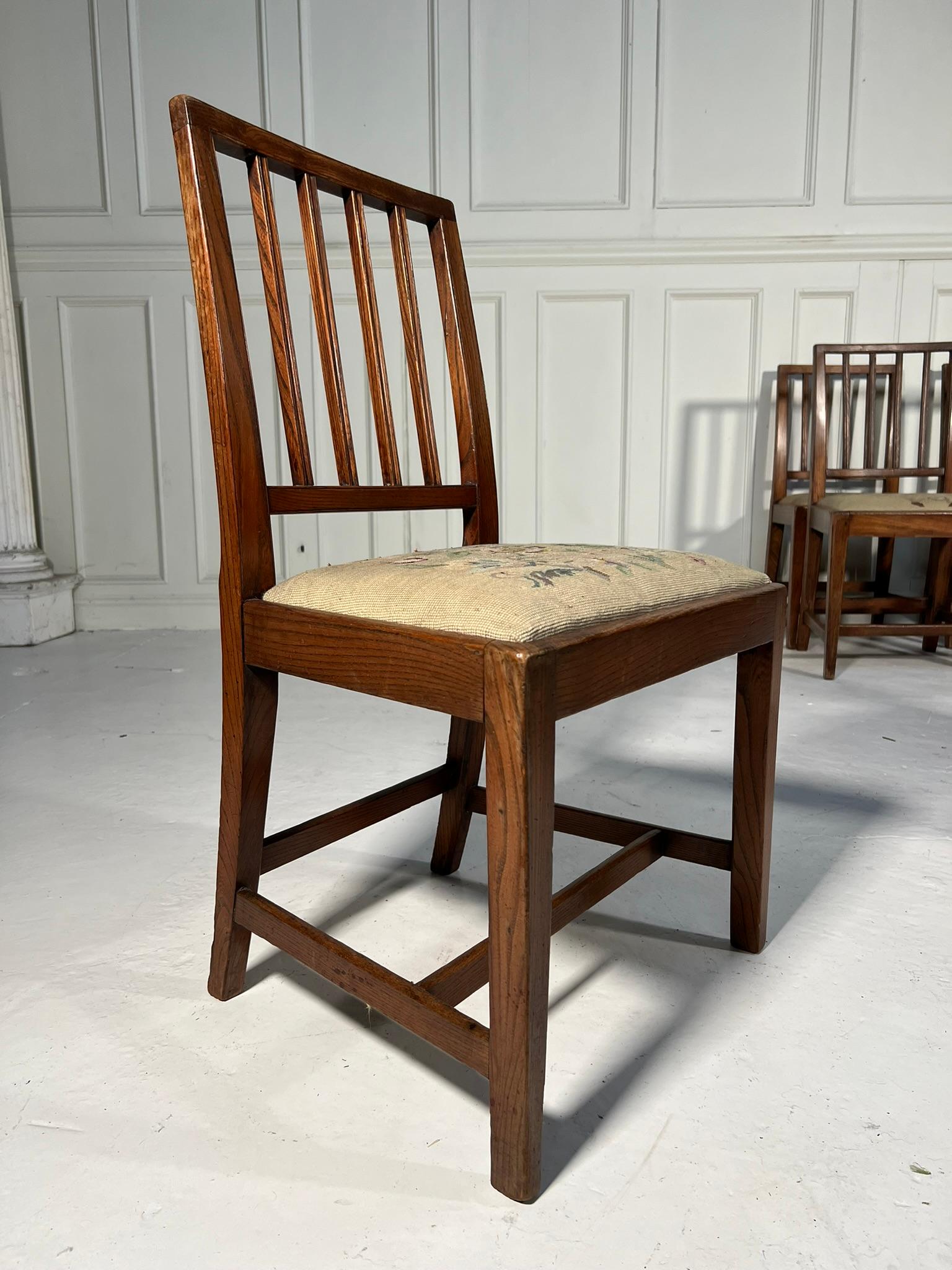 Set of 6 Late 19th Century Scottish Chairs For Sale 5