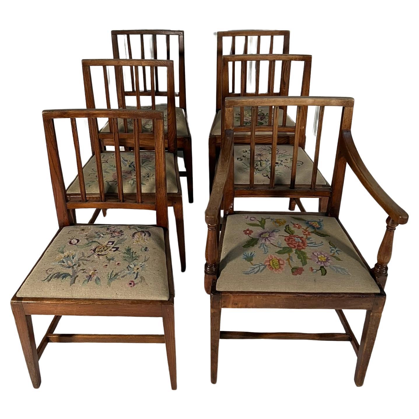 Set of 6 Late 19th Century Scottish Chairs For Sale
