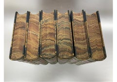 Set di 6 opere di Goethe rilegate in pelle - XIX secolo