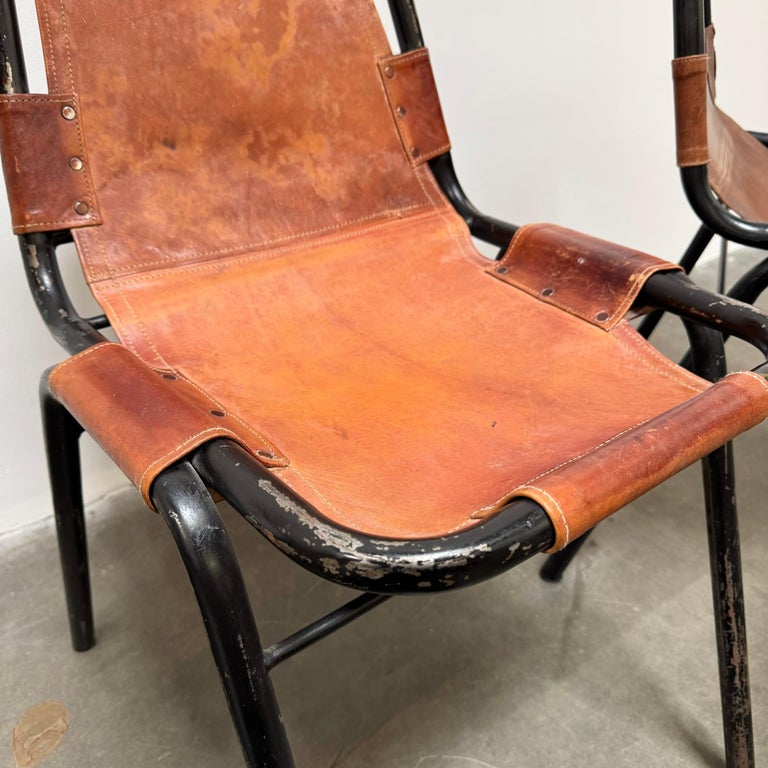 Set of 6 Les Arcs Chairs Selected by Charlotte Perriand by Dal