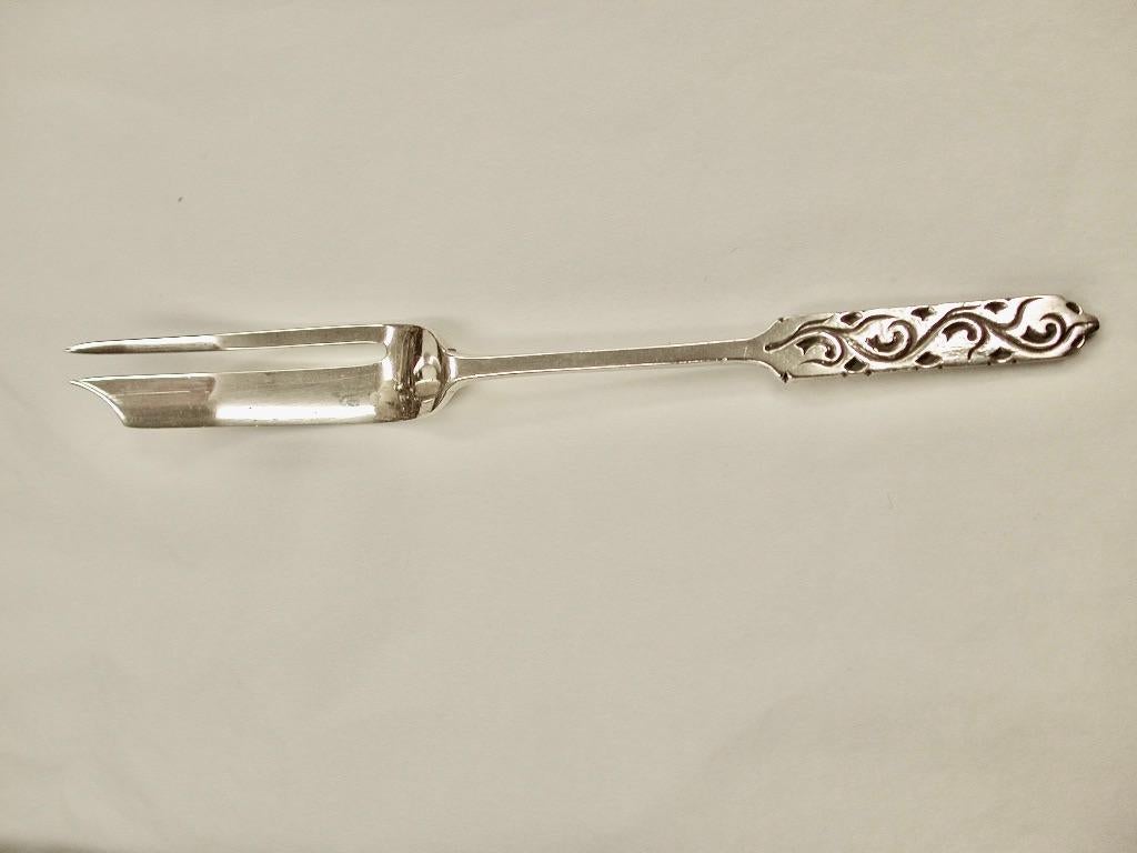 Arts and Crafts Set Of 6 Liberty & Co Cake Forks with 6 Teaspoons To Match, 1928/1933, Birmingham For Sale