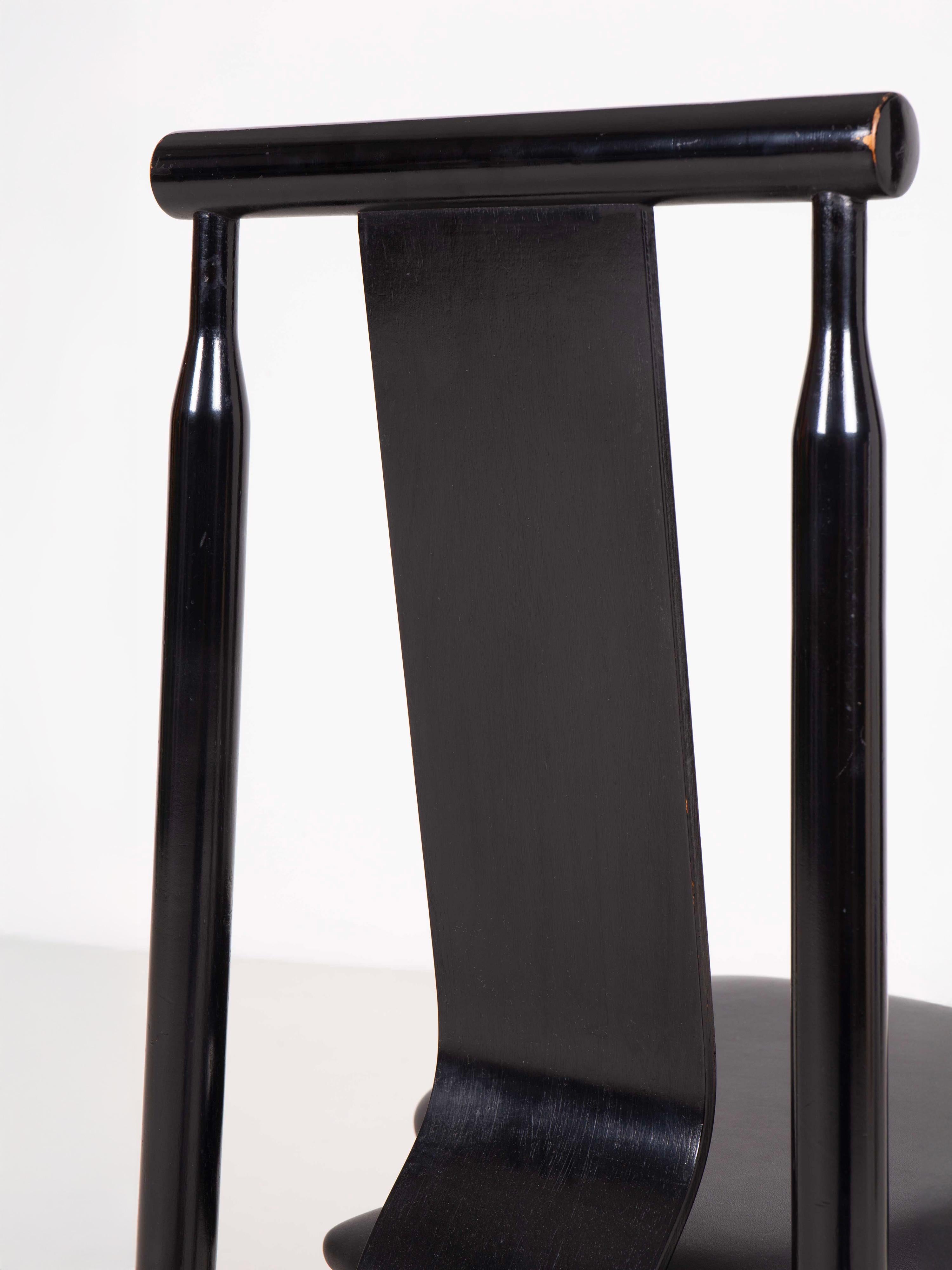 Set of 6 Lierna chairs designed by Achille & Pier Giacomo Castiglioni, 1960 For Sale 5