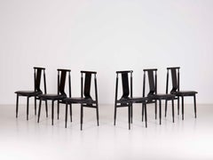 Set of 6 Lierna chairs designed by Achille & Pier Giacomo Castiglioni, 1960