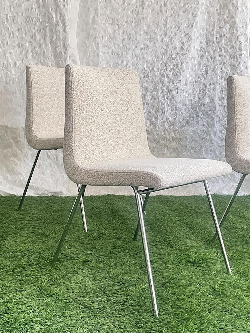 Lote de 6 sillas de comedor para TV Ligne Roset de Pierre Paulin en venta 4