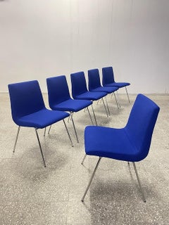 Set of 6 Ligne Roset TV Dining Chairs by Pierre Paulin