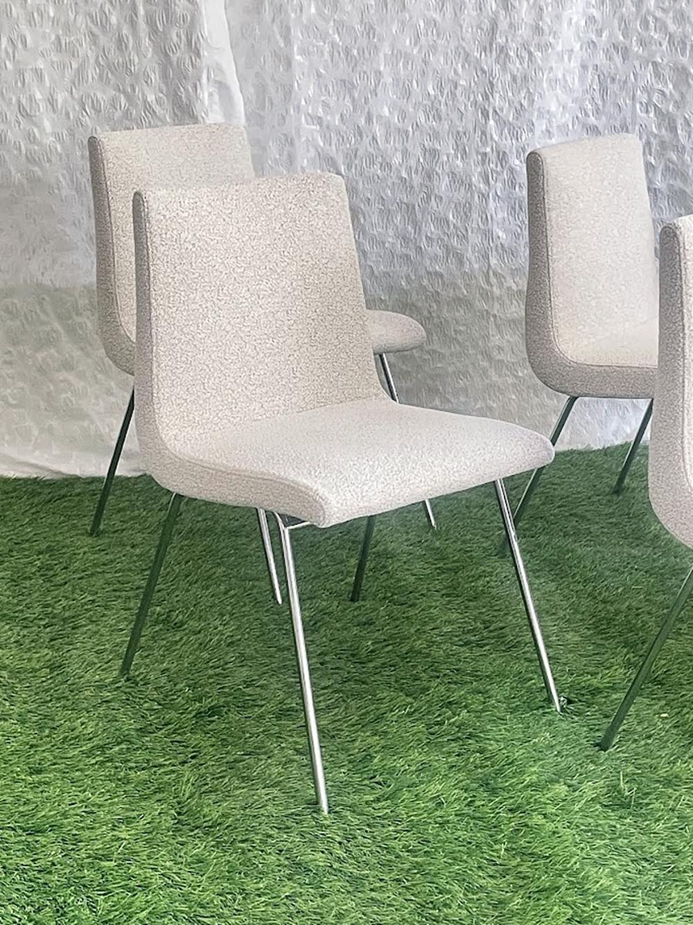 Lote de 6 sillas de comedor para TV Ligne Roset de Pierre Paulin en venta 1